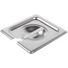 Sixth-size Super Pan V® slotted stainless steel cover