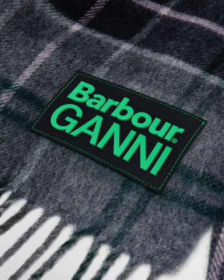 Barbour x GANNI Tartan Scarf