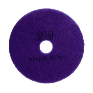 3M, Scotch-Brite™, Diamond Purple, Purple, 17", Round Floor Pad