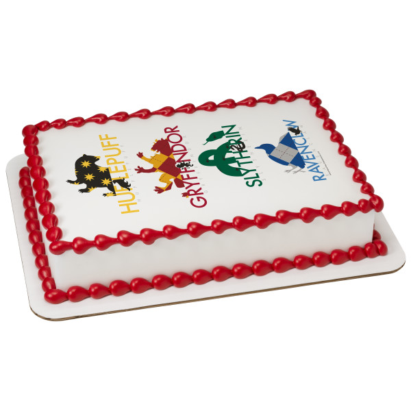 HARRY POTTER™ HOGWARTS™ Houses PhotoCake® Edible Image®