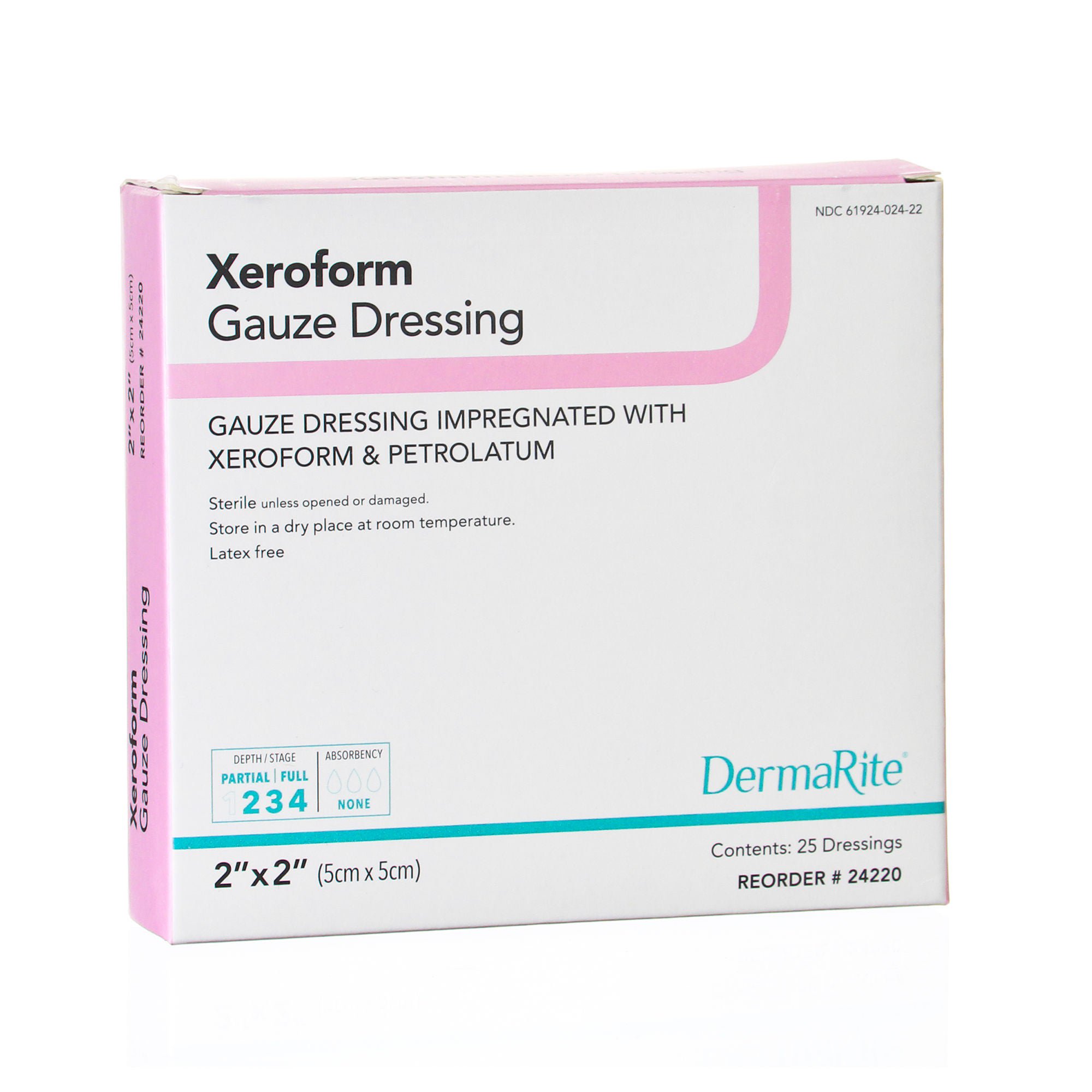 Xeroform™ Petrolatum Impregnated Dressing, 2 x 2 Inch