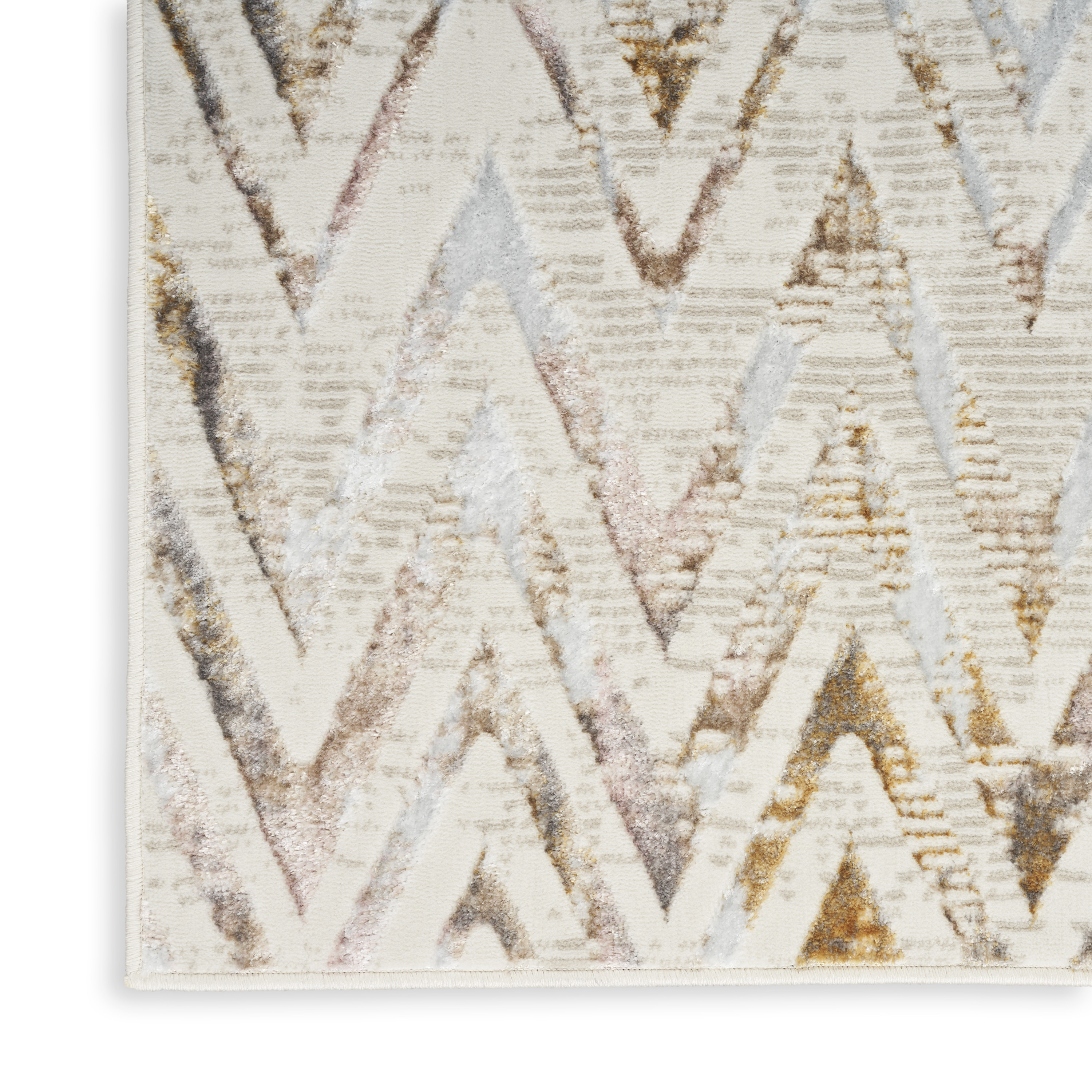 Nourison Glitz 2'3" x 7'6" Multicolor Contemporary Indoor Rug