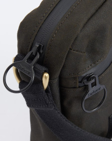 Borsa a tracolla Field in tessuto cerato 