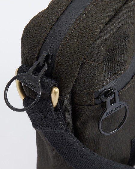 Borsa a tracolla Field in tessuto cerato