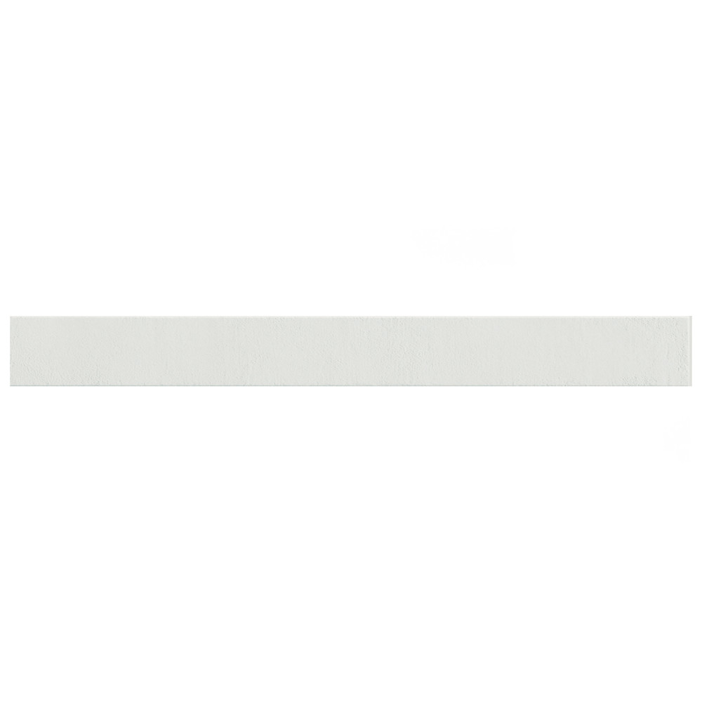 Tucson Total White 1-7/8 in. x 17-3/4 in. Porcelain Floor and Wall Tile