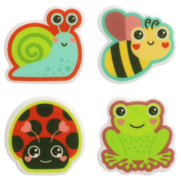 Critter Cuties - Red 3 Free Sweet Décor® Edible Decorations