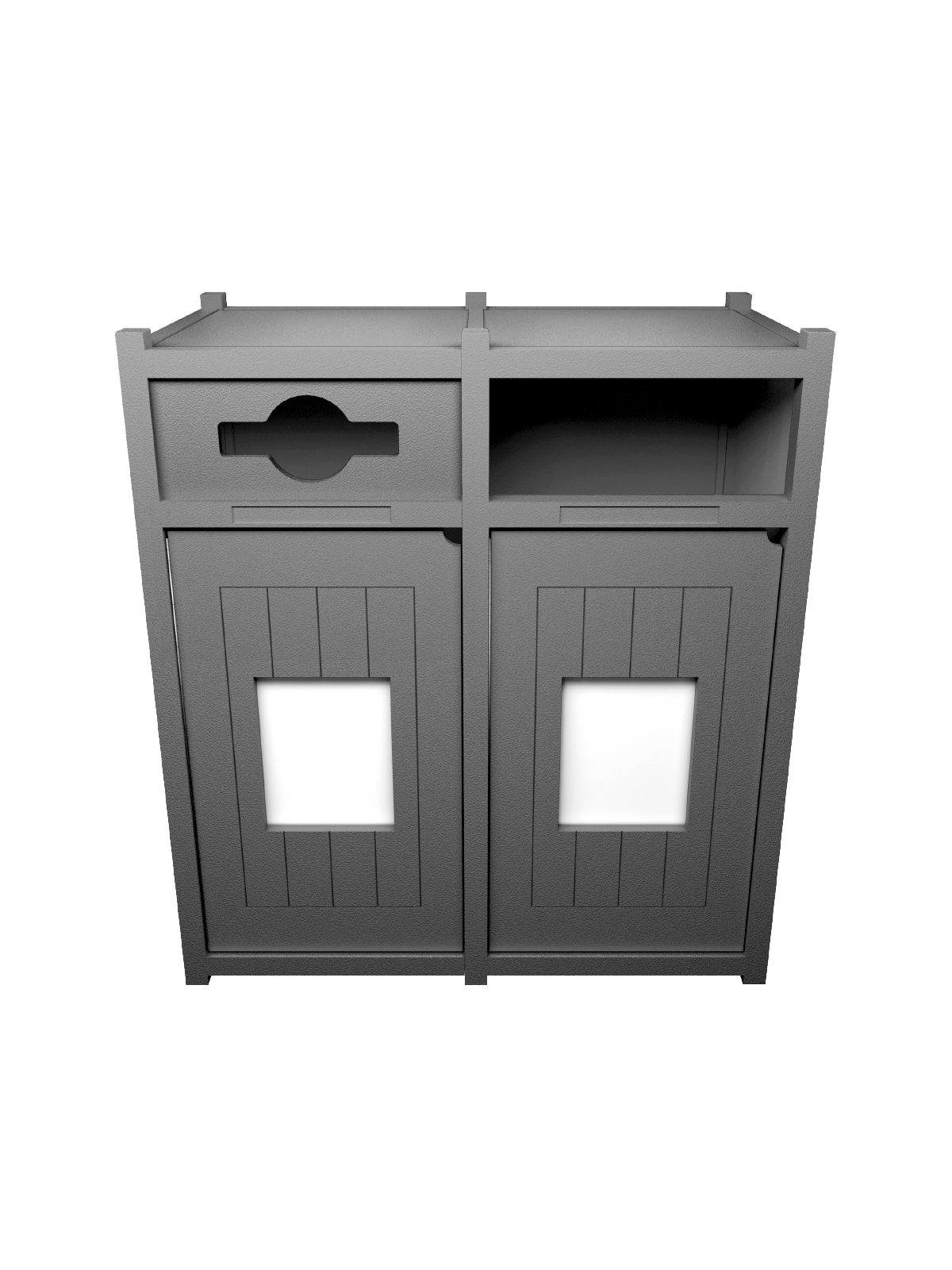 Busch Systems Aspyre Collection Vision Series double in grey with door signs