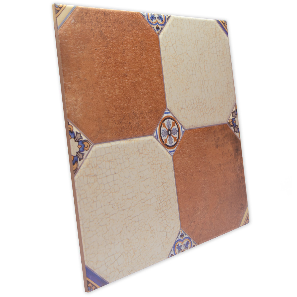 Manises Decor Mix 13-1/8 in. x 13-1/8 in. Porcelain Floor and Wall Tile