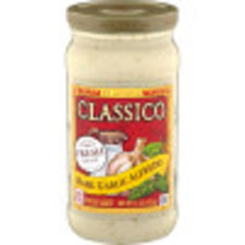 Classico Basil Garlic Alfredo Pasta Sauce, 15 oz Jar