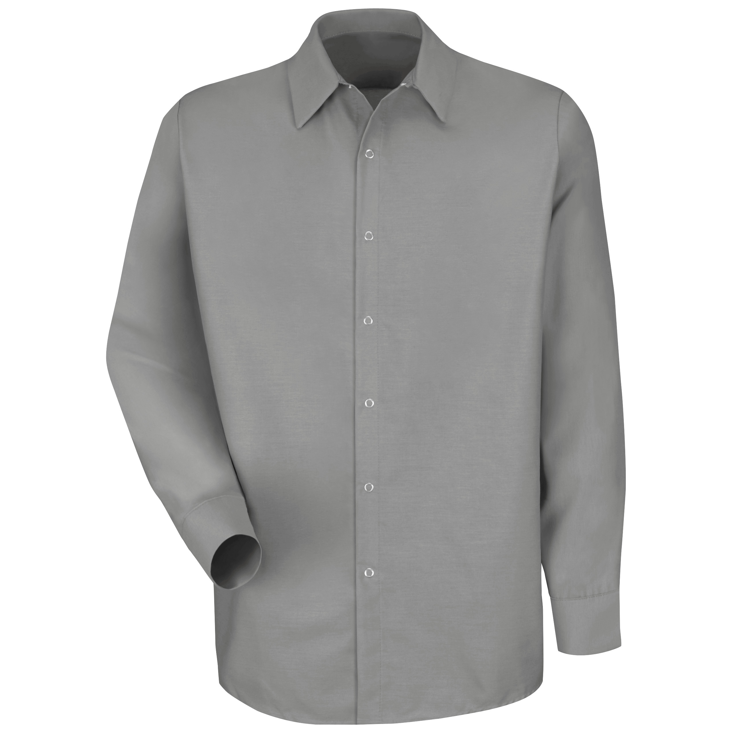 Men‘s Long Sleeve Specialized Pocketless Work Shirt-Red Kap