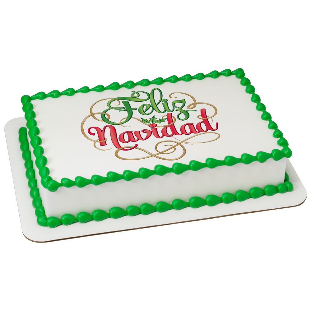 Image Cake Classic Feliz Navidad