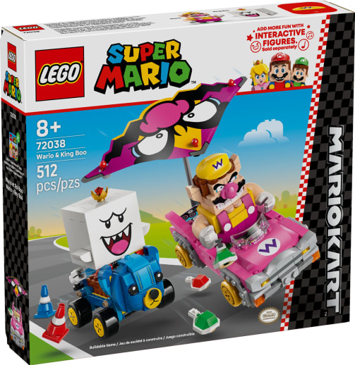 LEGO Super Mario Mario Kart Wario & King Boo (72038)