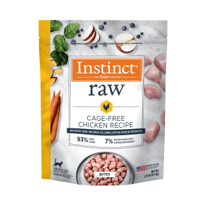 Raw Frozen Chicken Bites Cat Food