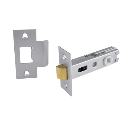 T Strike Rectangular Face Tubular Latch with 60mm Backset