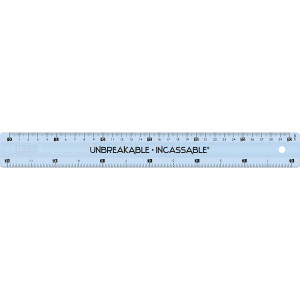 Unbreakable Ruler 12" / 30cm