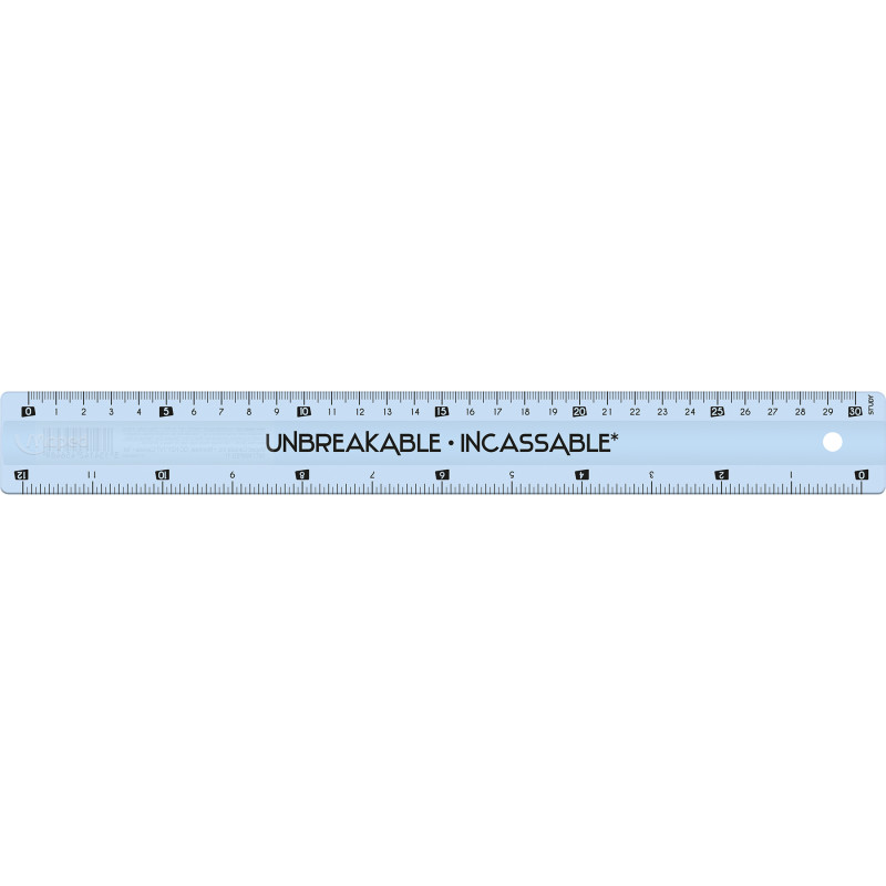 Unbreakable Ruler 12" / 30cm