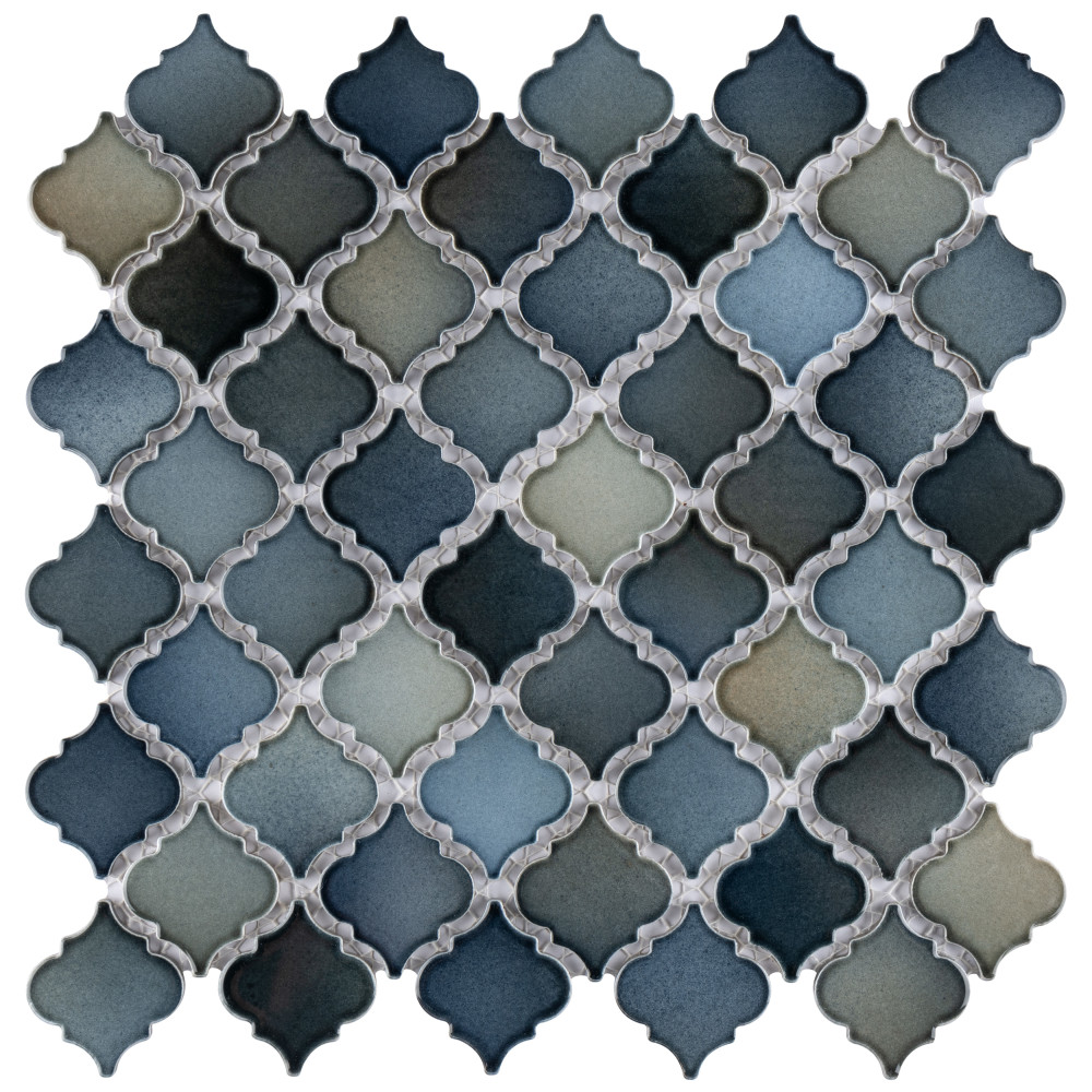 Hudson Tangier Atlantis 12-3/8 in. x 12-3/8 in. Porcelain Mosaic Tile