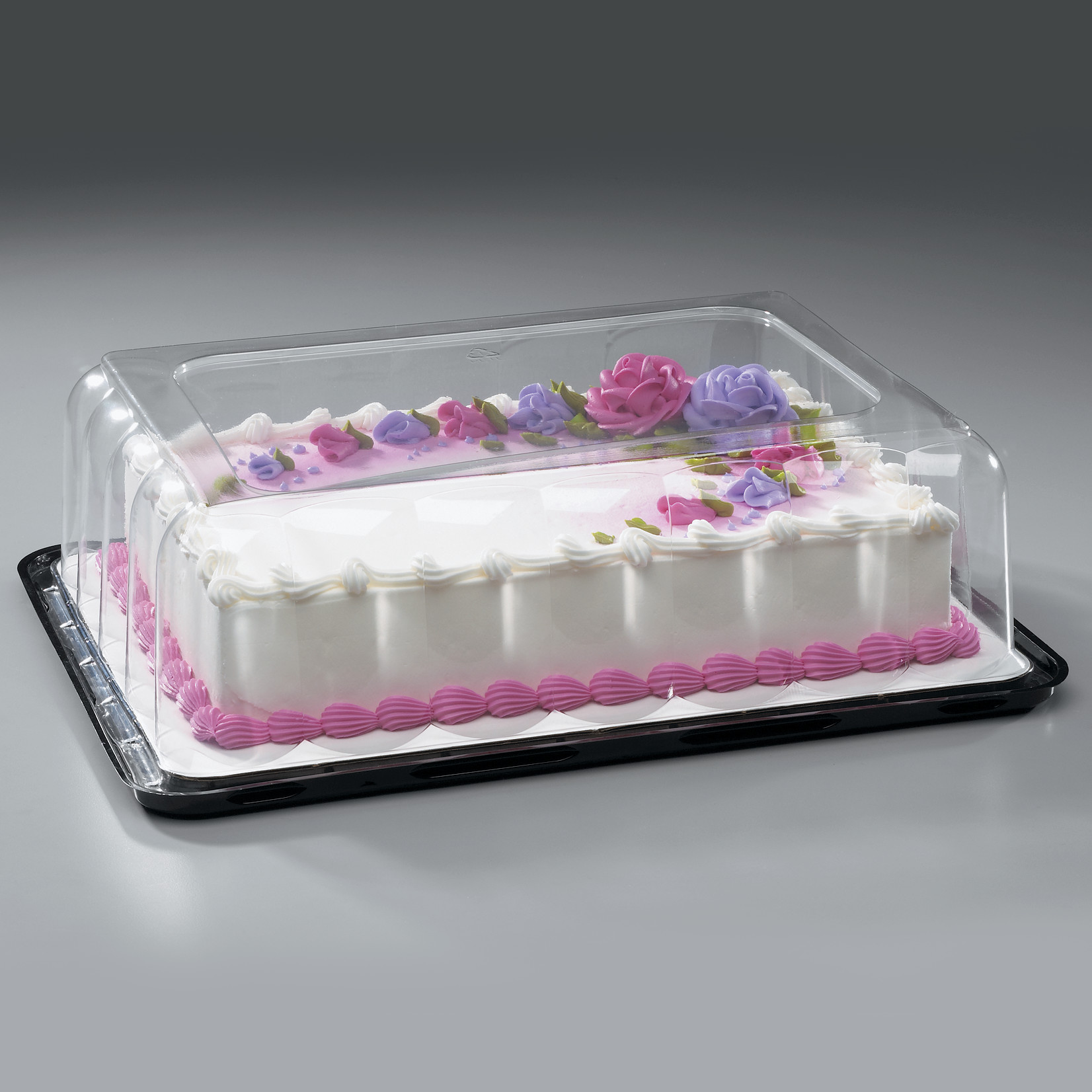 4" High Quarter Sheet Cake | Dome and Base | DecoPac