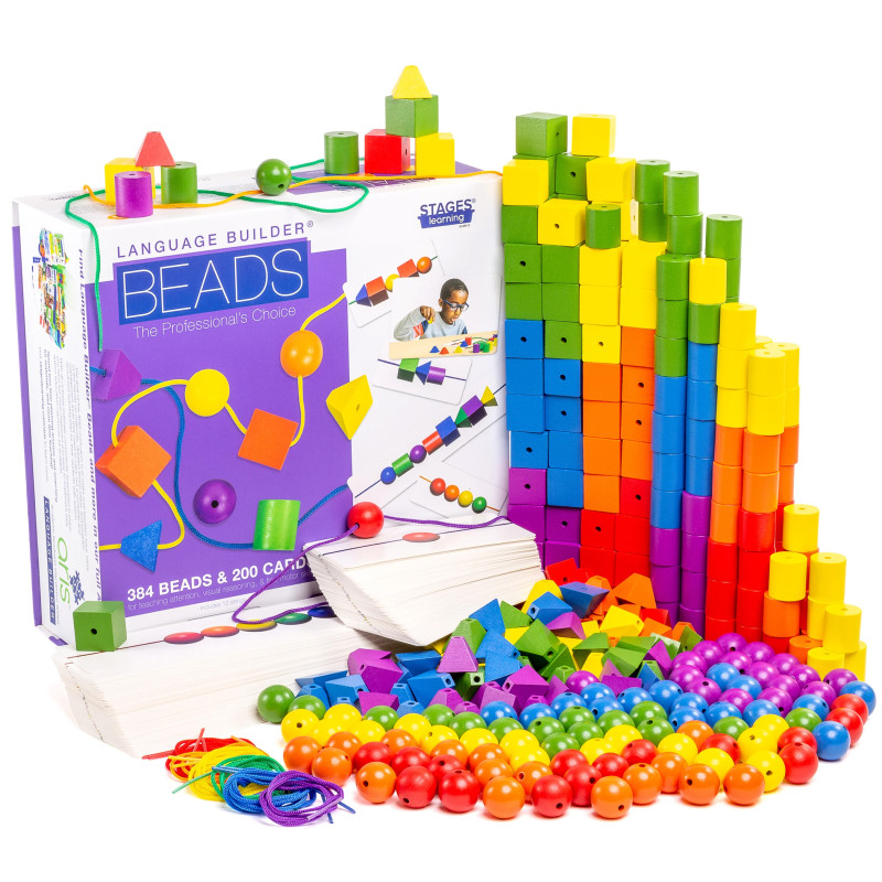 Language Builder® Stringing Beads, Classroom Set of 384