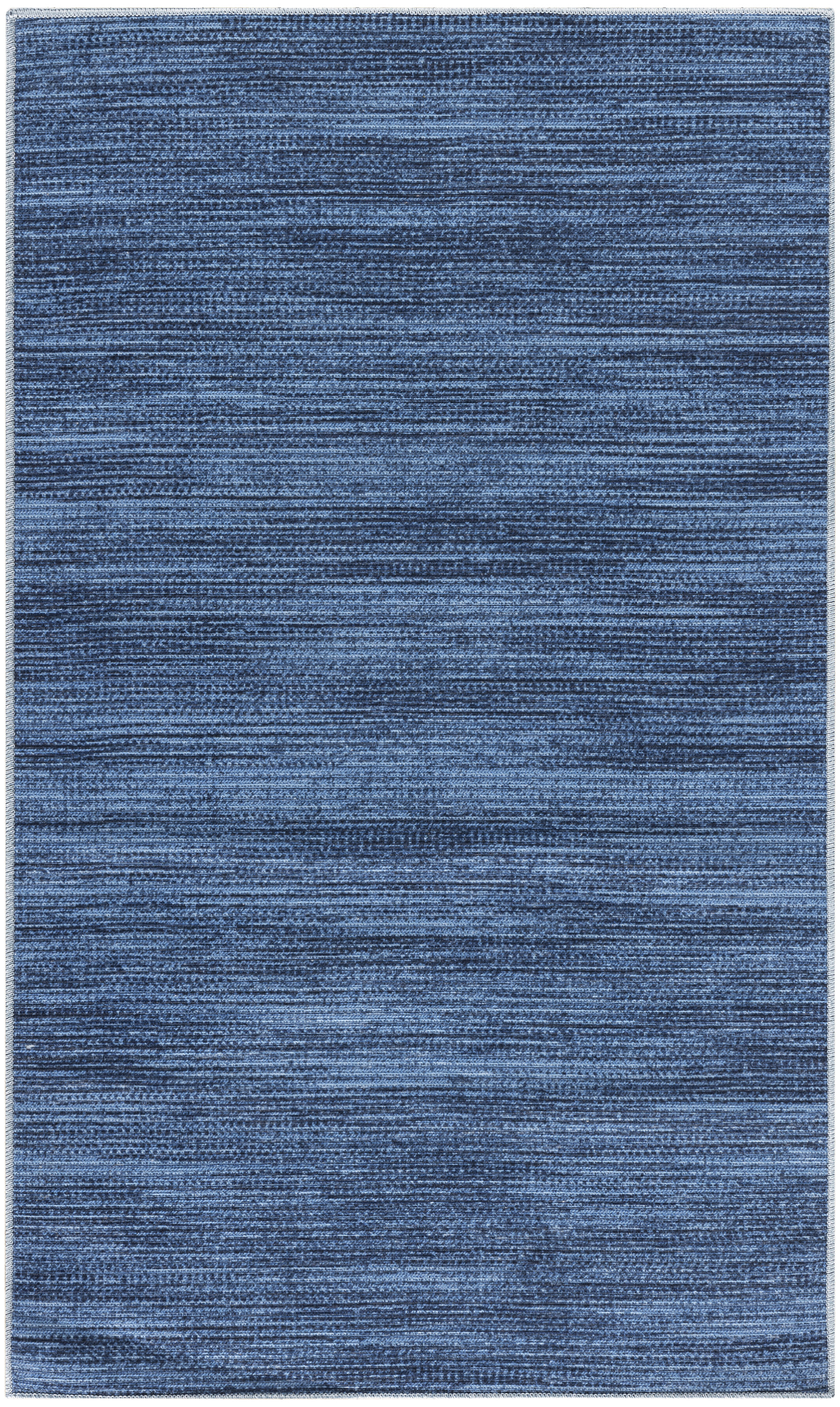 Nourison Nourison Washables 3' x 5' Blue Modern Indoor Rug