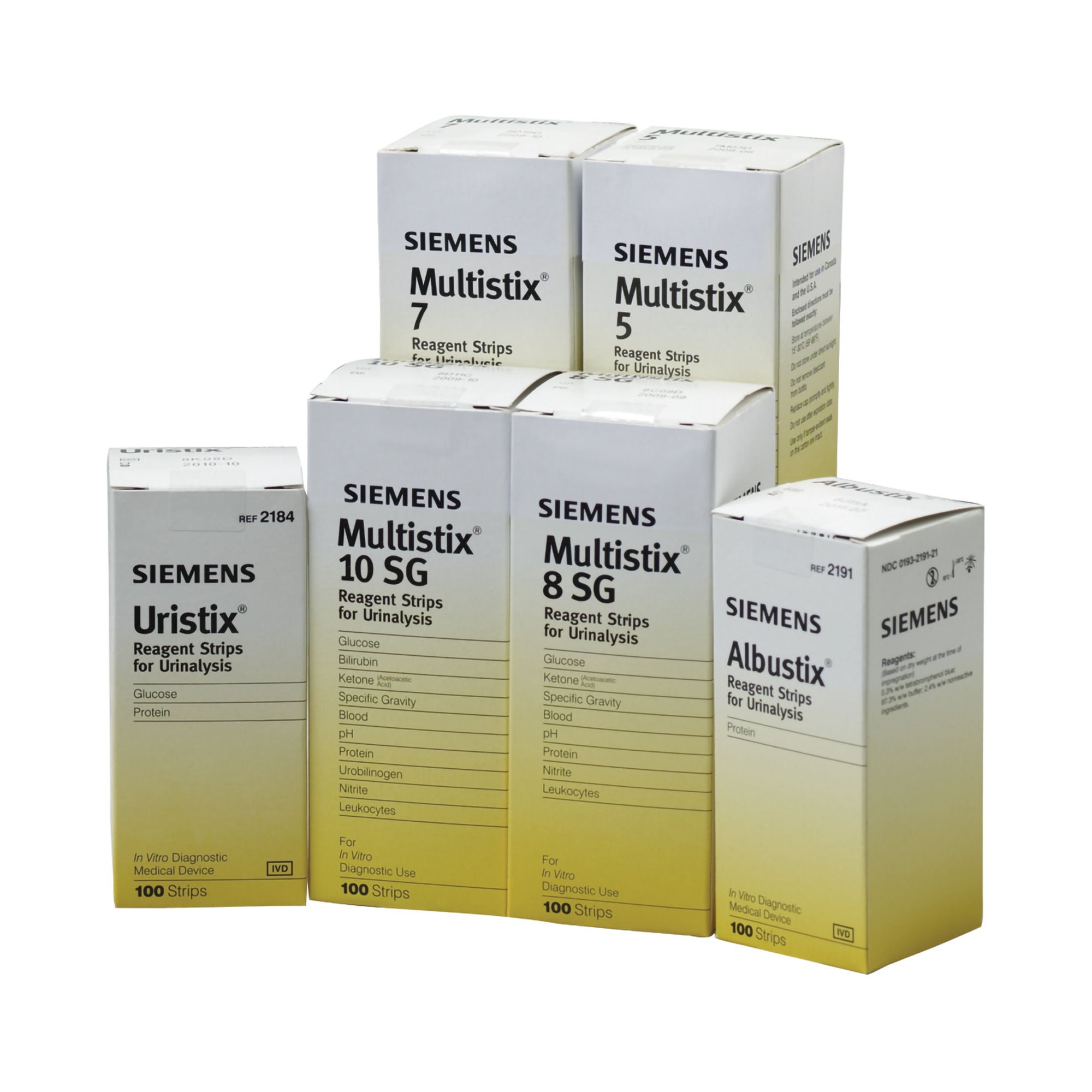 Multistix® Urinalysis Reagent Strips for General Chemistry tests