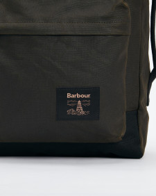 Field Waxed Backpack Olive-Black