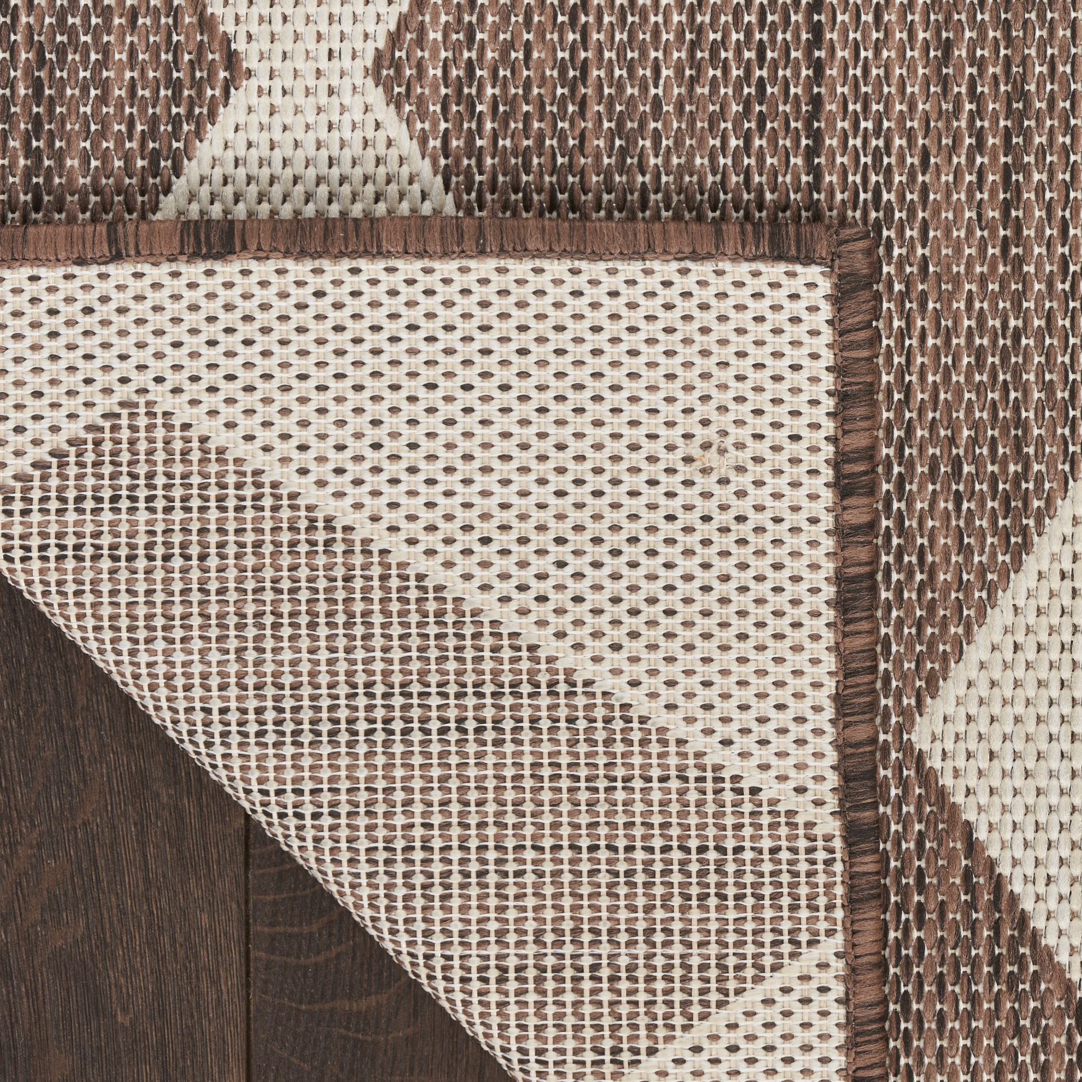 Nourison Positano 2'2" x 12' Natural Modern Rug