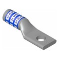 Color-Keyed® Compression Lug Aluminum 1-Hole Long Barrel 3/0 AWG 1/2 in. Stud 35kV Tin-Plated Ruby 3.15 in. L