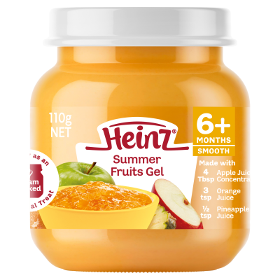  Heinz® Summer Fruits Gel 6+ months 110g 