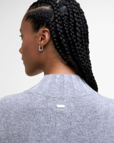 Abito midi in maglia Sophia Light Grey