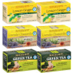 Mixed Case of 6 Bigelow Probiotic Teas - Case of 6 boxes- total of 108 teabags