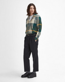 Renford Oversized Long-Sleeved Tartan Shirt Classic Tartan
