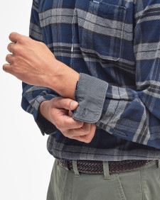 Betsom Tailored Long-Sleeved Shirt Grey Marl