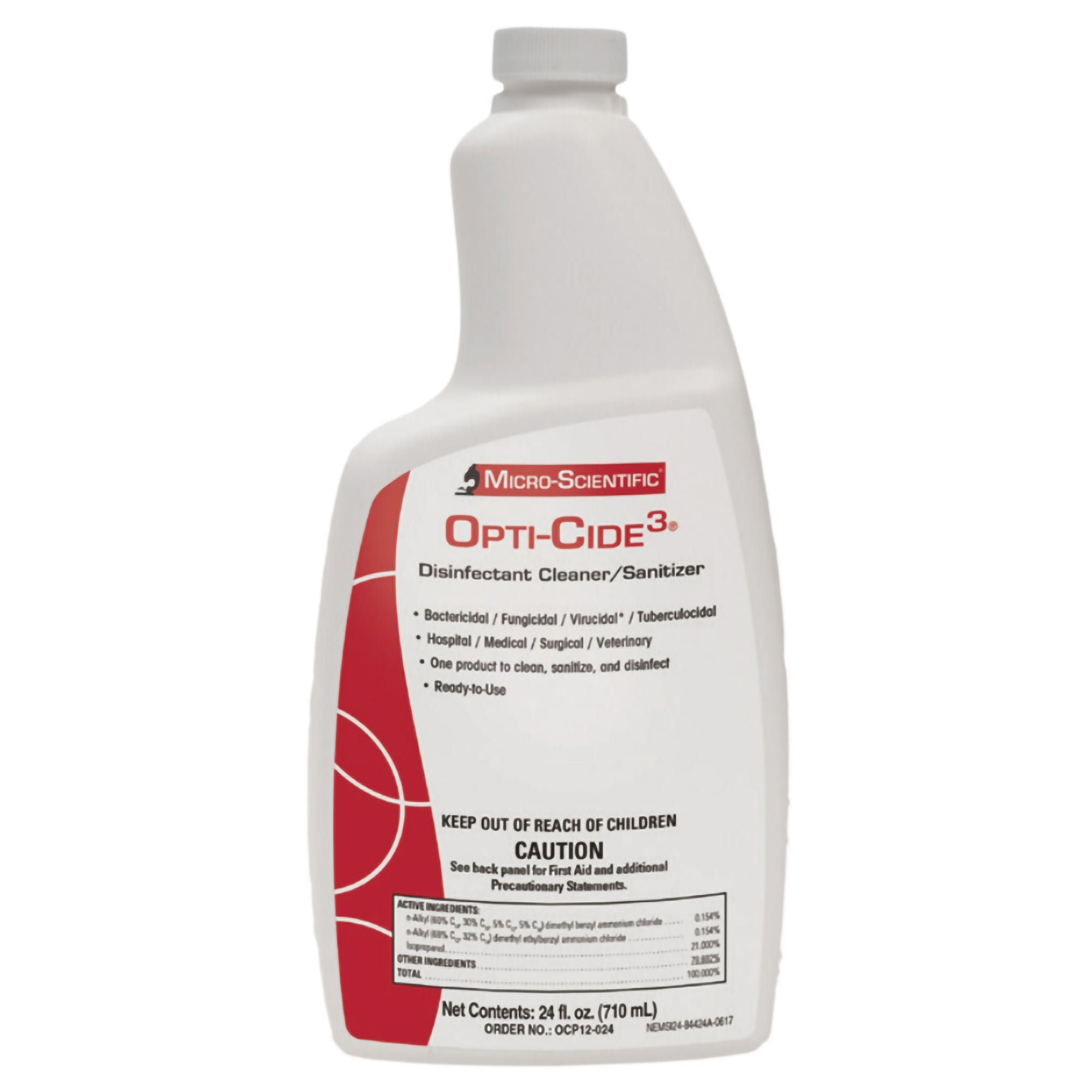 Opti-Cide 3® Disinfectant Cleaner, 24-ounce bottle