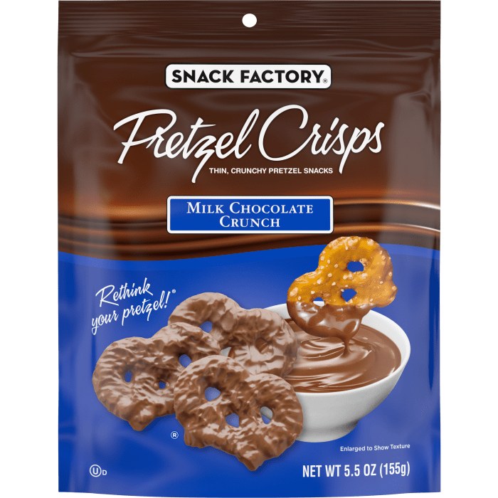 Milk Chocolate Crunch Pretzel Crisps