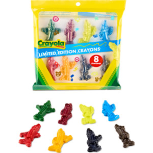 Tips Character ShapesLimited Edition Crayons, 8 Count