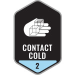 Silicone Palm Zipper Cuff Tundra Jogger Gloves in Black - Contact Cold Level 2