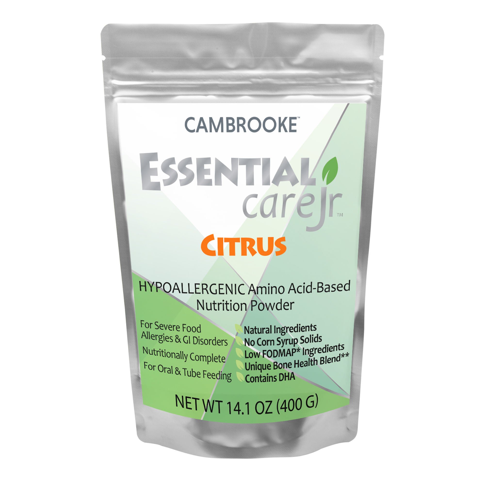Essential Care Jr™ Amino Acid–Based Nutrition Powder, Citrus, 14.1-oz. pouch