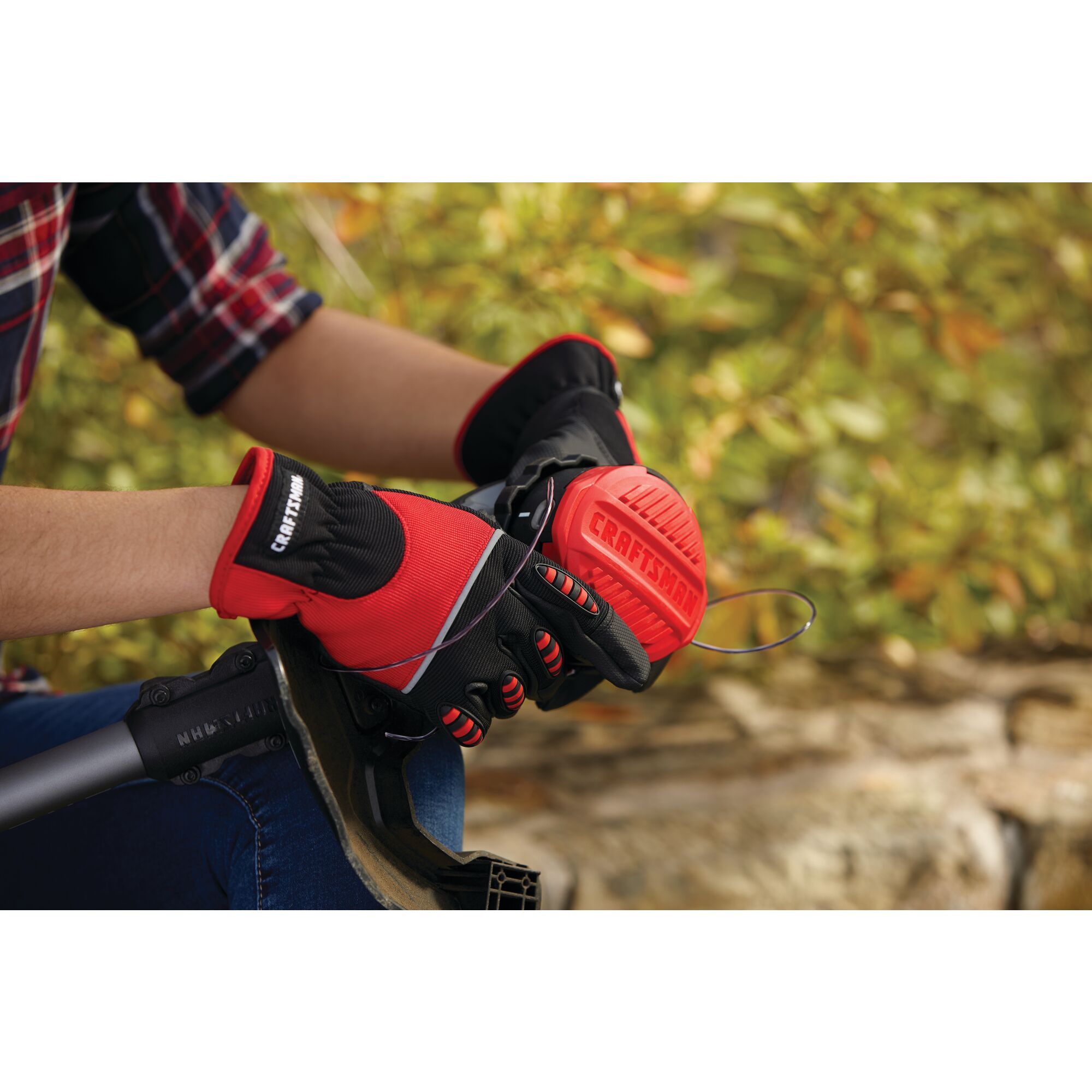 View of CRAFTSMAN String Trimmers highlighting product features