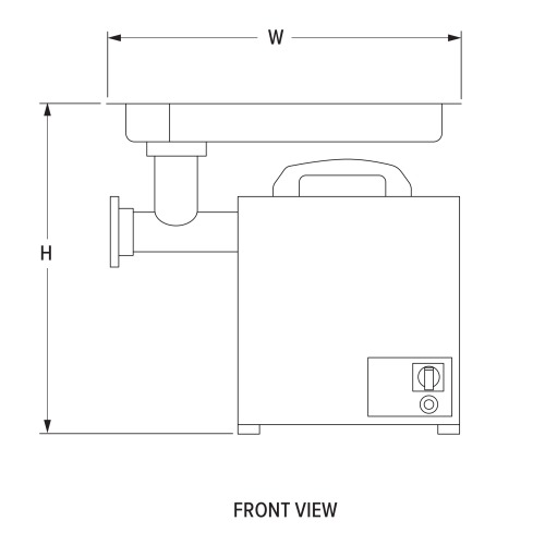 Engineering front view