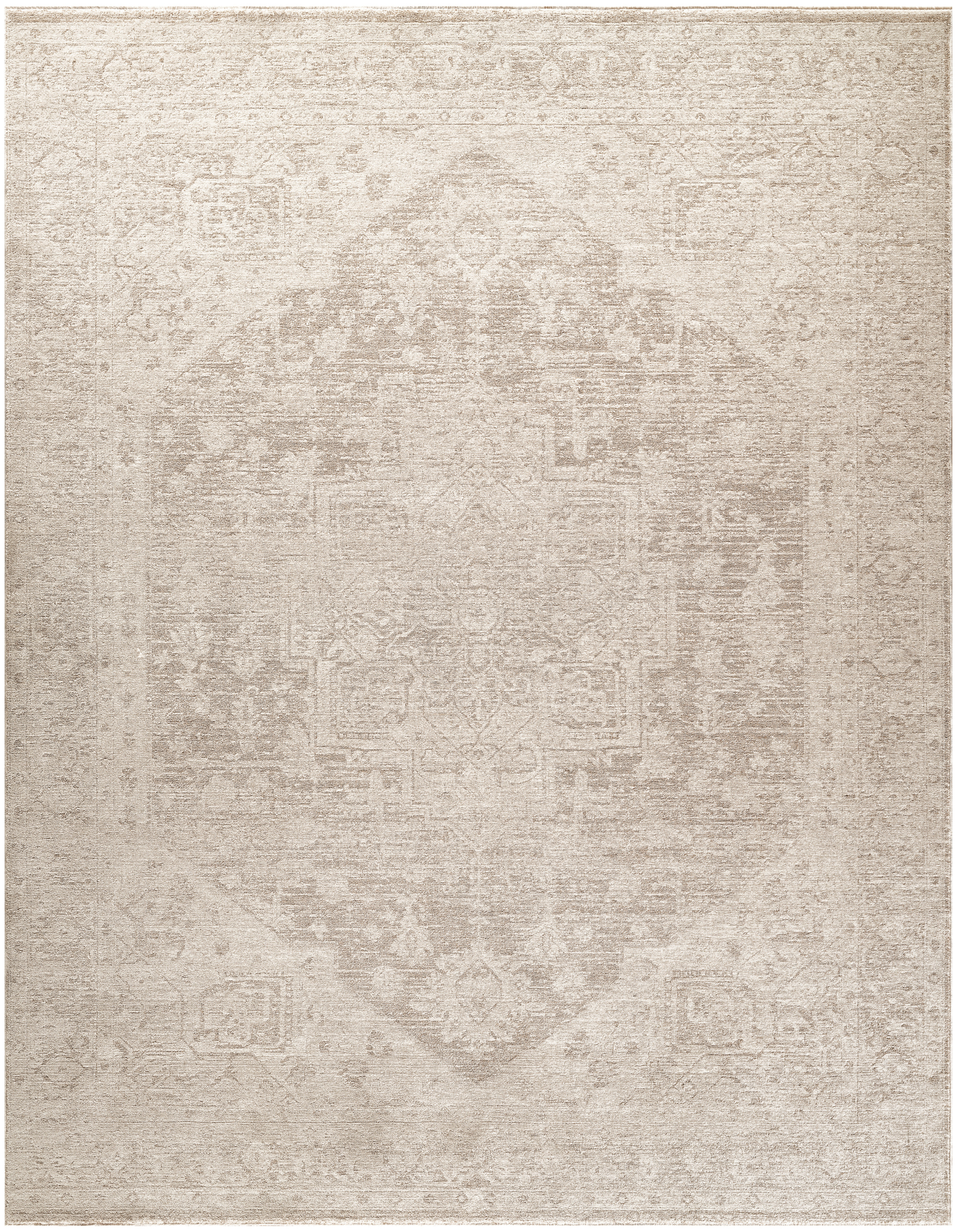 DKNY Pure Shades 7'10" x 9'10" Beige Vintage Indoor Rug