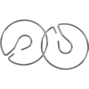 Chart Stand Rings, Metal, 4", 2 Rings