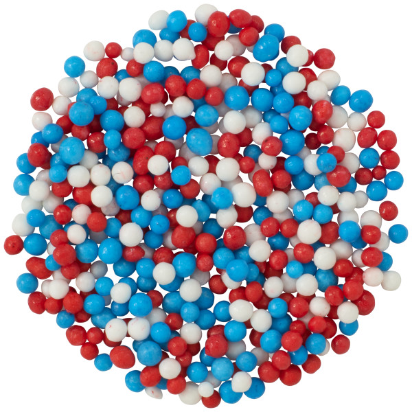 Red, White and Blue Nonpareils