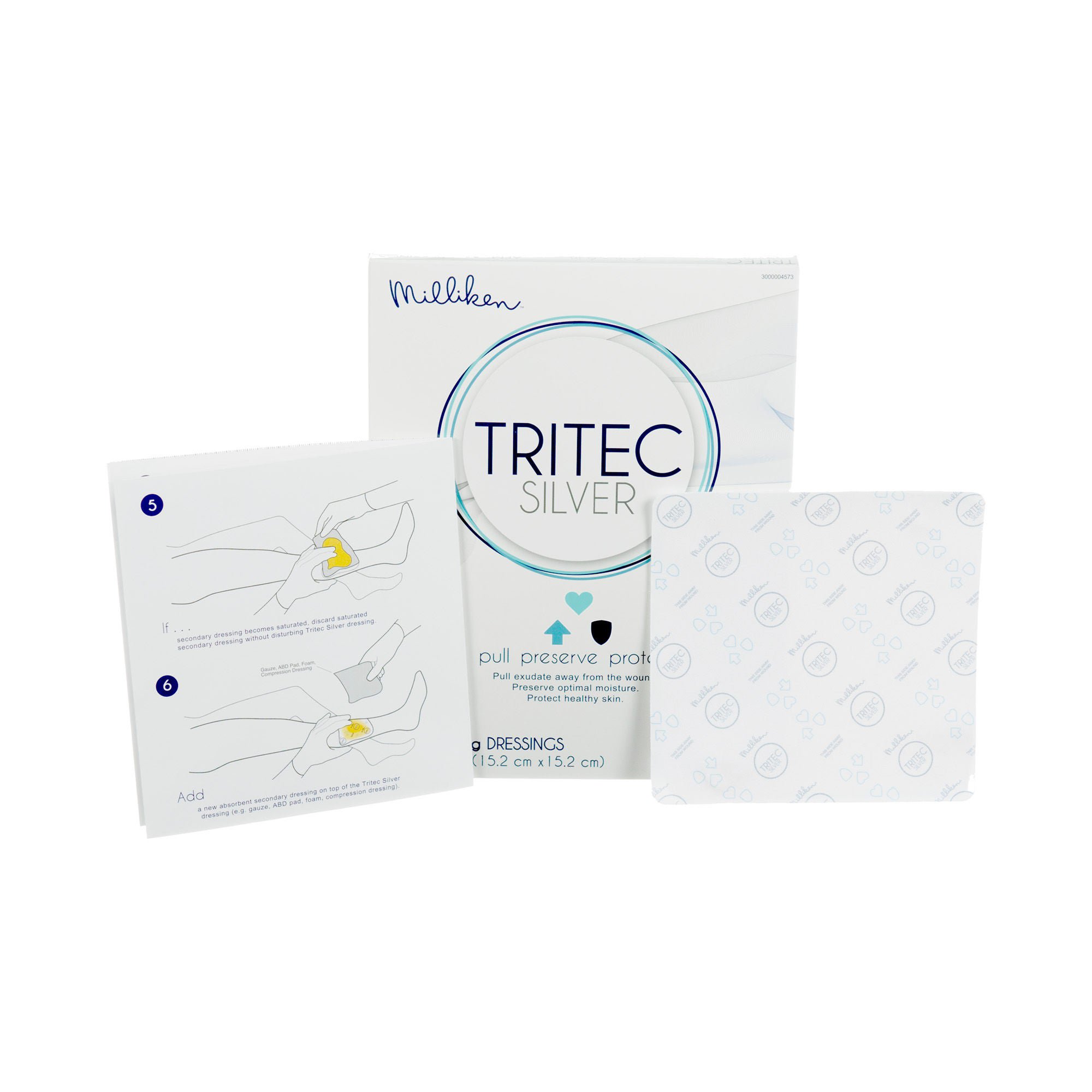 Tritec™ Silver Dressing, 6 x 6 Inch