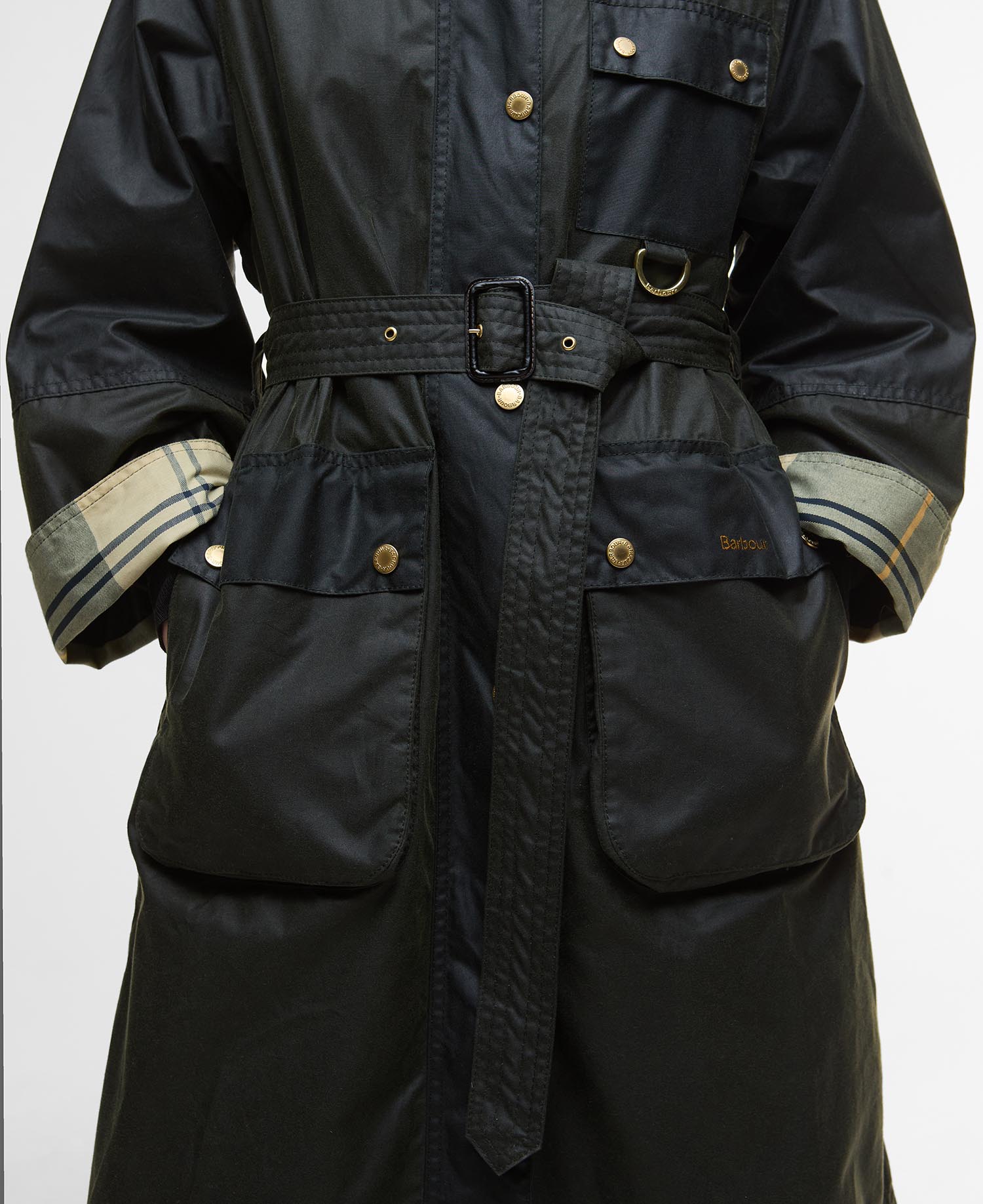 Milda Waxed Trench Coat image number 5