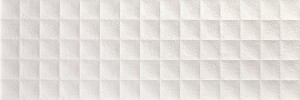 Ravine White 12×36 Cube Decorative Tile Rectified