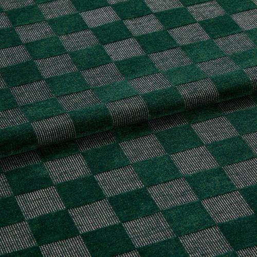 Checkerboard Emerald Roman blind
