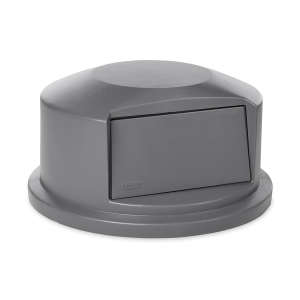 Rubbermaid Commercial, BRUTE®, Dome, Resin, 44gal, Gray, Receptacle Lid