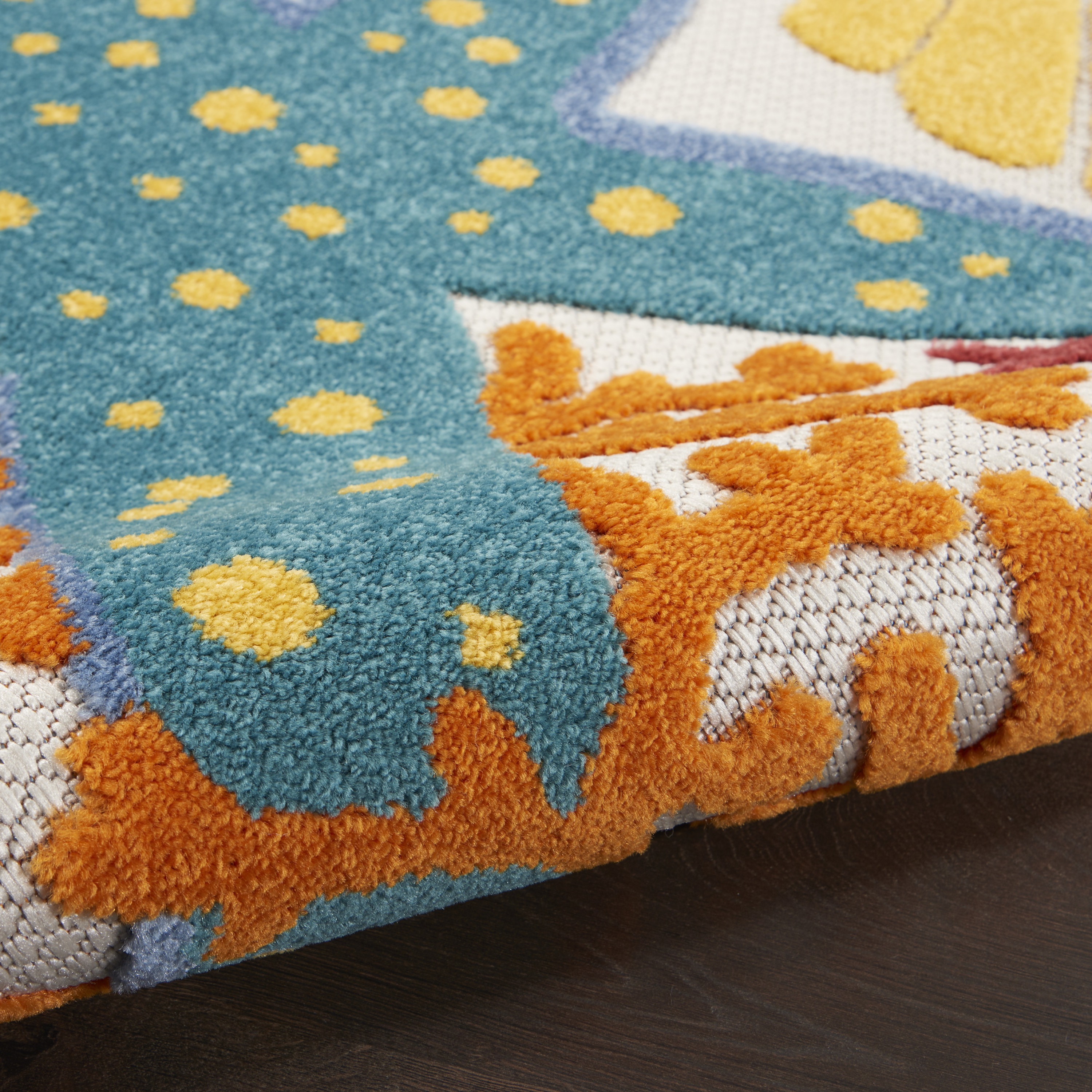 Nourison Aloha 2' x 6' Multicolor Coastal, Nautical & Beach Rug
