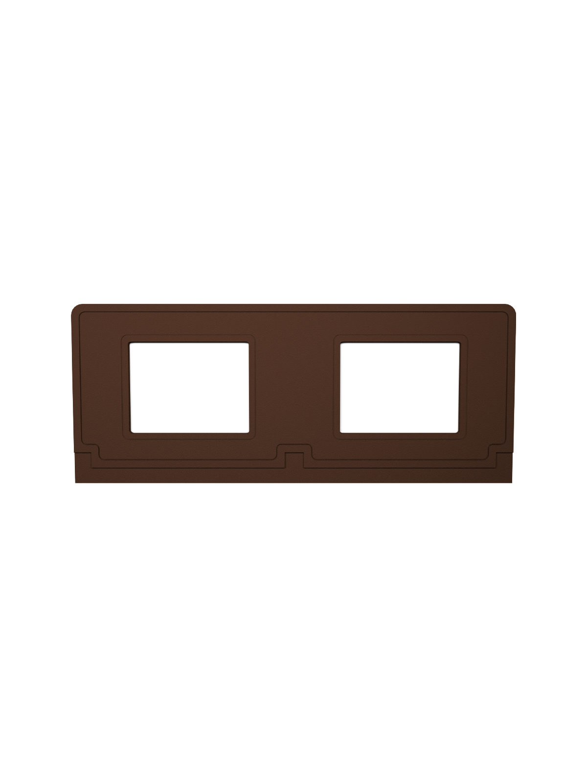 VISION – Double – Sign Frame – Brown